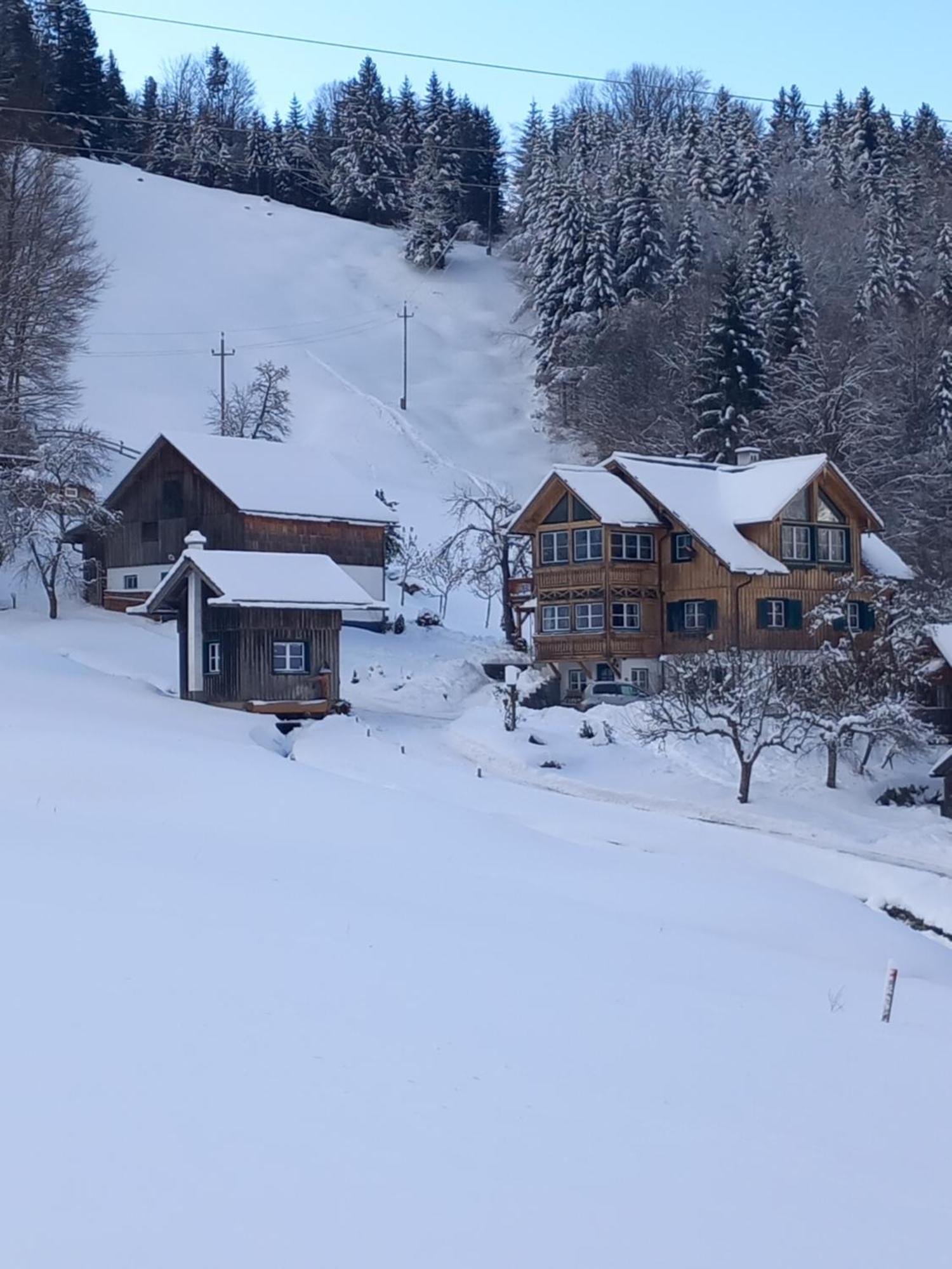 S'Rastl Direkt Mit Bergpanorama Apartment Grundlsee Exterior photo